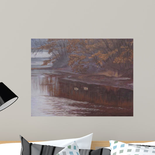 Huron River Geese Wall Decal