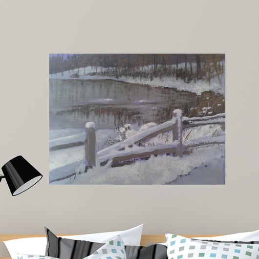 Nature Center Wintertime Wall Decal