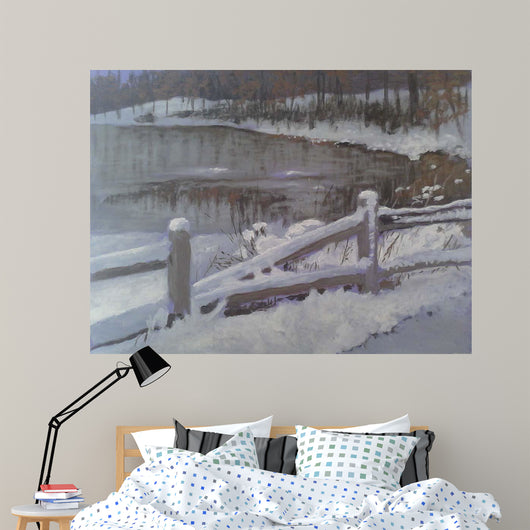 Nature Center Wintertime Wall Decal