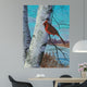 Painting for Red Bird Wall Decal