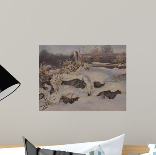 Snow Mounds Wall Decal