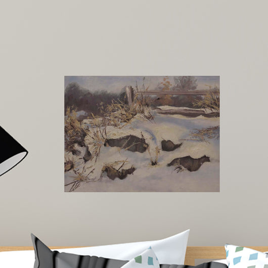 Snow Mounds Wall Decal