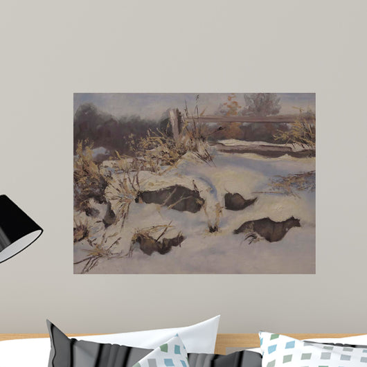 Snow Mounds Wall Decal
