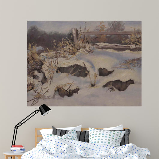 Snow Mounds Wall Decal