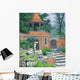 Brick Building and Bird Wall Decal