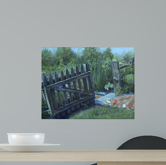Fence Gate Wall Decal