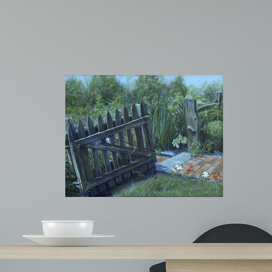 Fence Gate Wall Decal