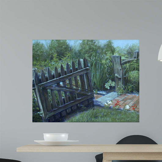 Fence Gate Wall Decal