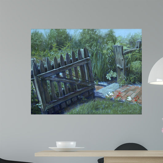 Fence Gate Wall Decal