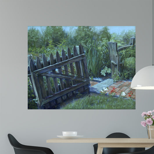 Fence Gate Wall Decal