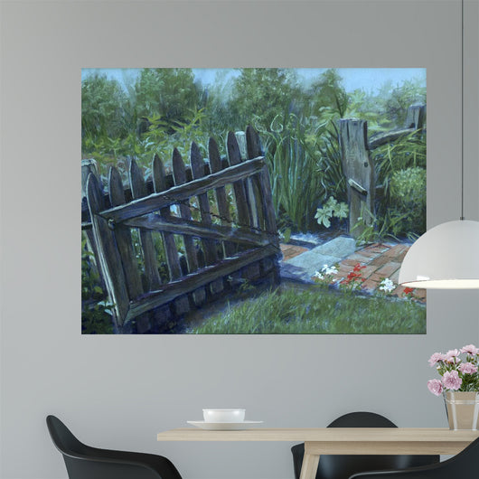 Fence Gate Wall Decal