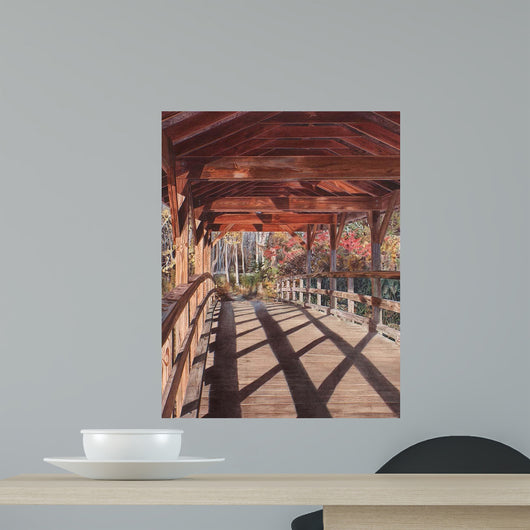 Over River Wall Decal Design 2