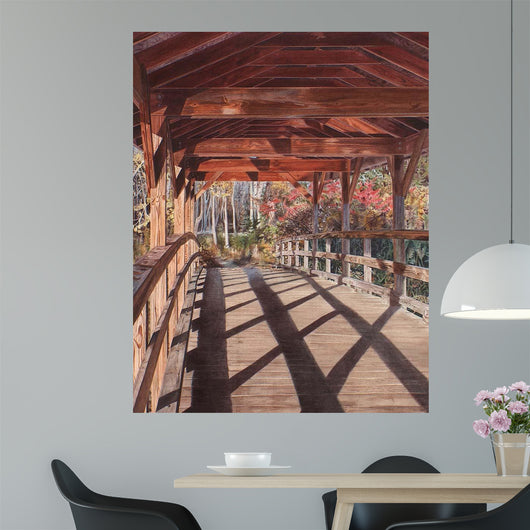 Over River Wall Decal Design 2