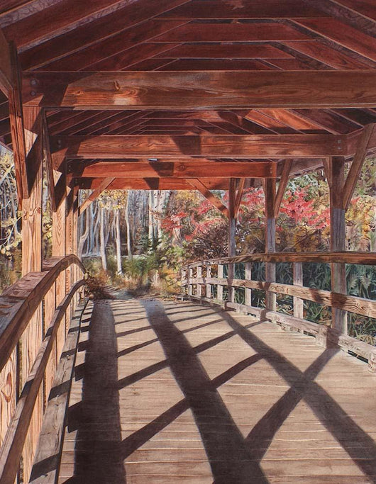 Over River Wall Decal Design 2