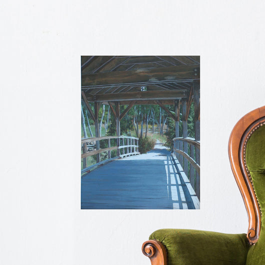 Plein Air Covered Bridge Wall Decal
