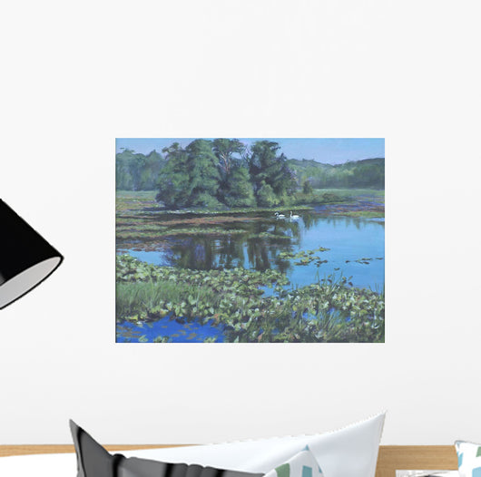 Sunday Swans Wall Decal