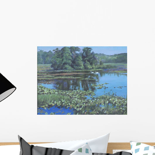 Sunday Swans Wall Decal