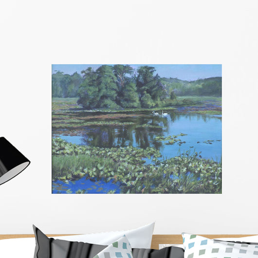 Sunday Swans Wall Decal