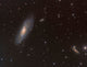 Messier 106 Spiral Galaxy Wall Decal