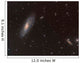 Messier 106 Spiral Galaxy Wall Decal