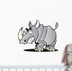 Cartoon Rhino Wall Decal