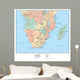 Political Map South Africa Wall Decal