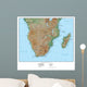 Geographical Map South Africa Wall Decal