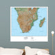 Geographical Map South Africa Wall Decal