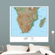 Geographical Map South Africa Wall Decal