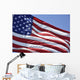 Close-up American Flag Wall Decal