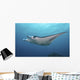 Manta Ray Yap Micronesia Wall Decal