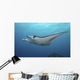 Manta Ray Yap Micronesia Wall Decal