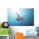 Manta Ray Yap Micronesia Distant Wall Decal
