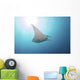 Manta Ray Yap Micronesia Distant Wall Decal