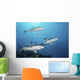 Three Grey Reef Sharks Yap Wall Decal