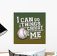 I CAN DO ALL SPORTS Baseball Wall Mural
