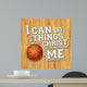 I CAN DO ALL SPORTS Basketball Wall Mural