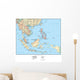 Map of Southeast Asia Wall Mural