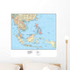Map of Southeast Asia Wall Mural