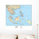 Map of Southeast Asia Wall Mural