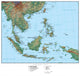 Map of Southeast Asia Wall Mural