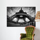 Eiffel Apocalypse B W Wall Decal