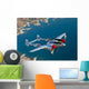 Lockheed P-38 Lightning Fighter Wall Decal Design 2