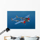 Lockheed P-38 Lightning Fighter Wall Decal Design 1