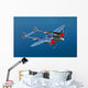 Lockheed P-38 Lightning Fighter Wall Decal Design 1