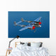 Lockheed P-38 Lightning Fighter Wall Decal Design 1