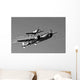 P-38 Lightning and P-51d Wall Decal Design 2