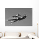 P-38 Lightning and P-51d Wall Decal Design 2