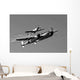 P-38 Lightning and P-51d Wall Decal Design 2