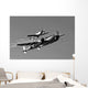 P-38 Lightning and P-51d Wall Decal Design 2